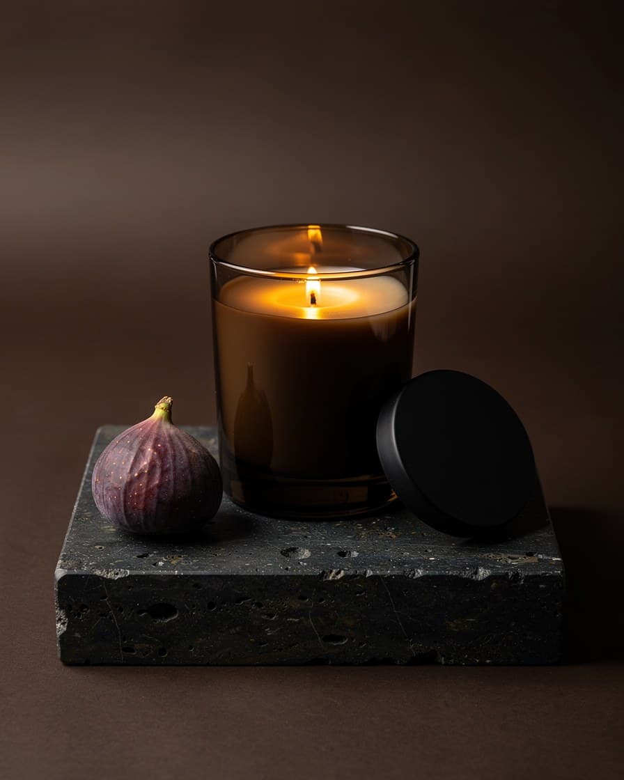 Black Fig Candle, view 2